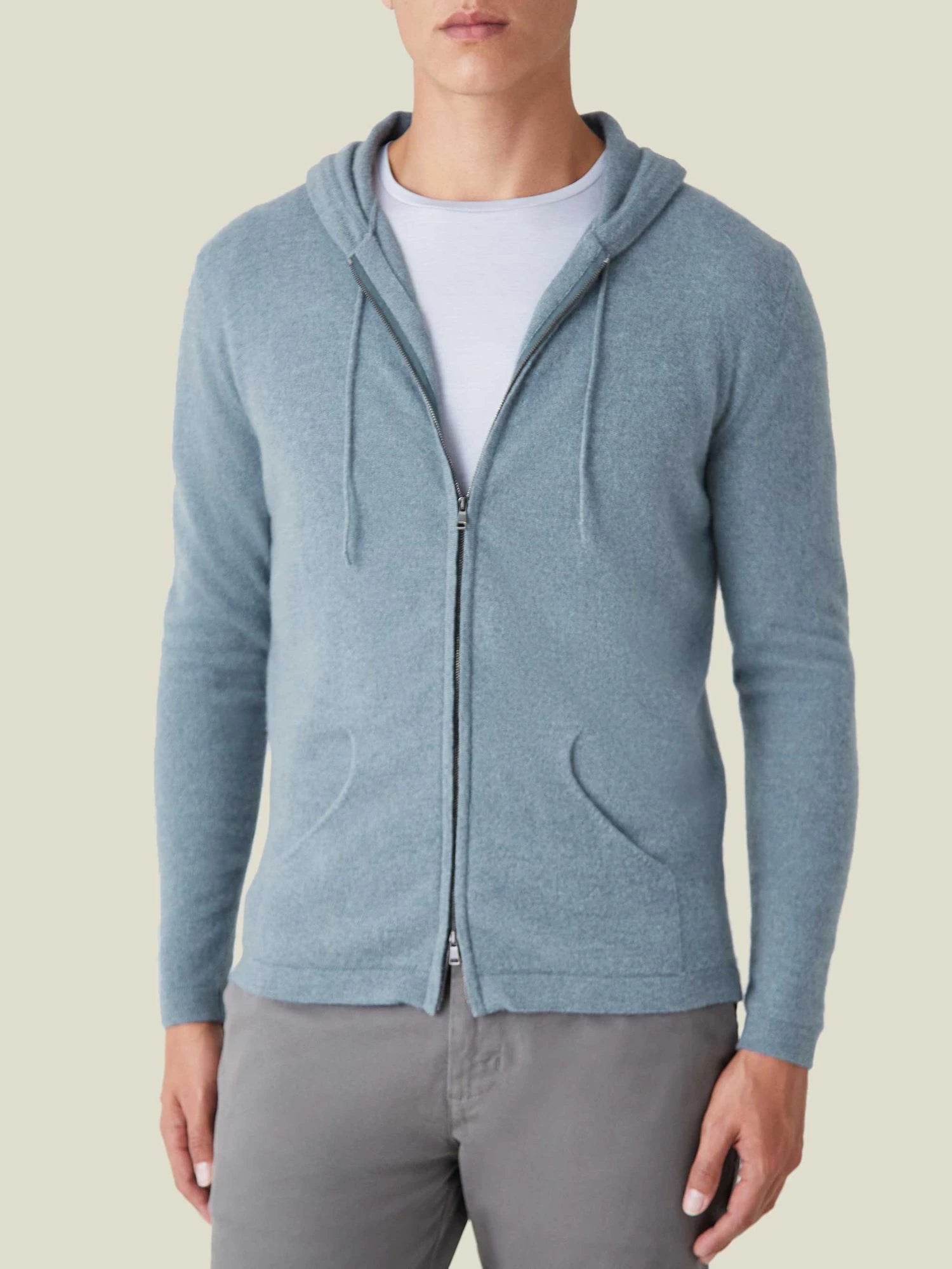 Cashmere Zip Hoodie