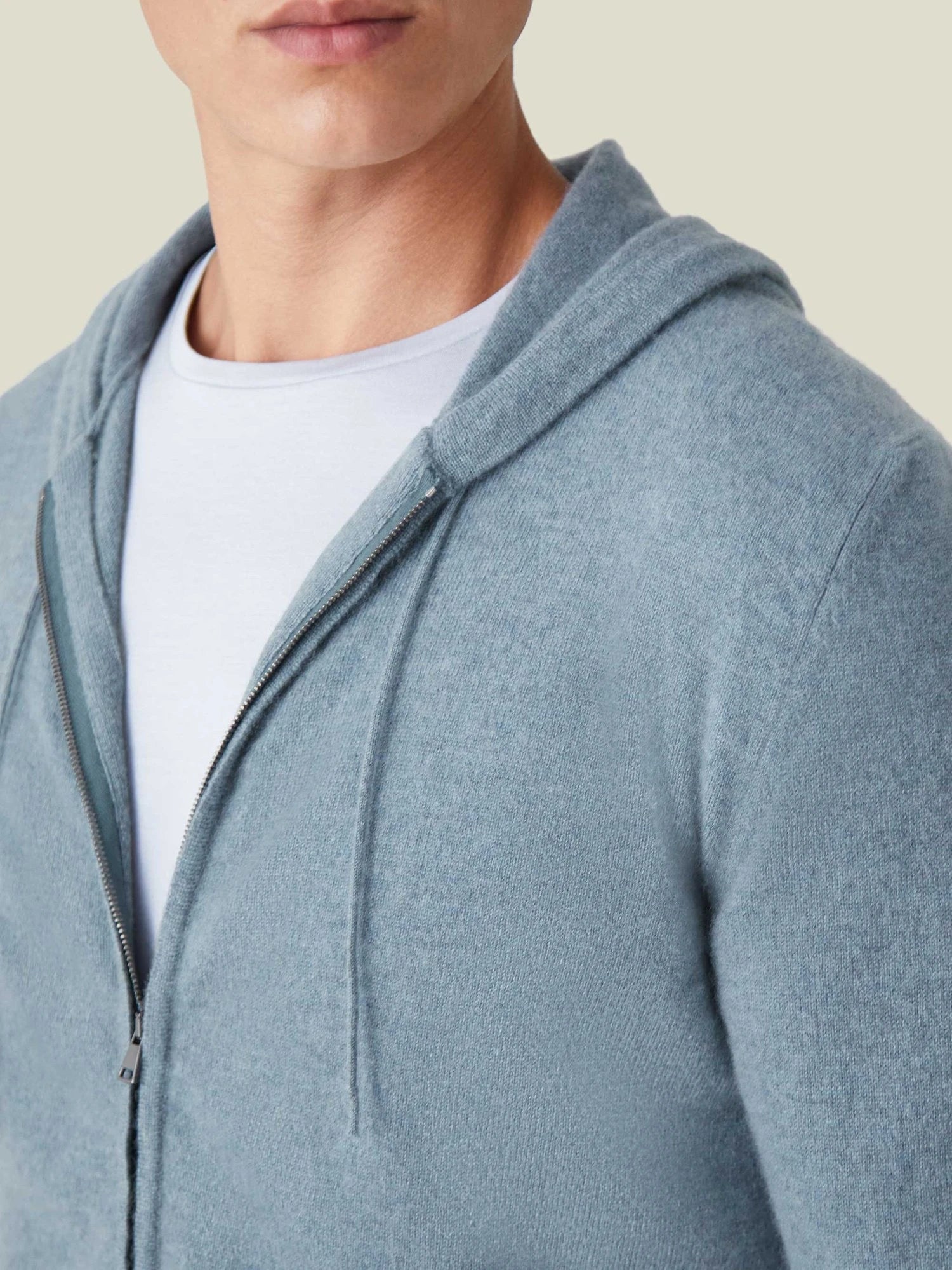 Cashmere Zip Hoodie